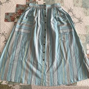 Patagonia Midi Skirt with Buttons & Pockets